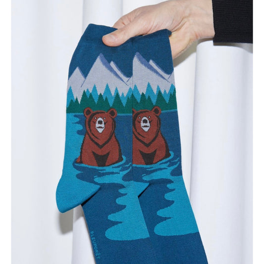 BLF 7053 Bears Pattern Socks