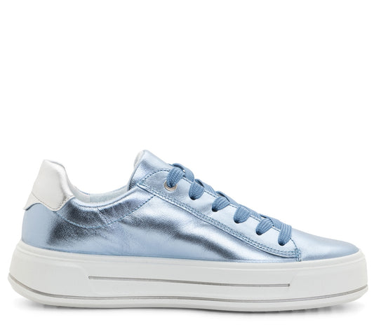 ara 496-210 Carol sky blue silver metallic leather