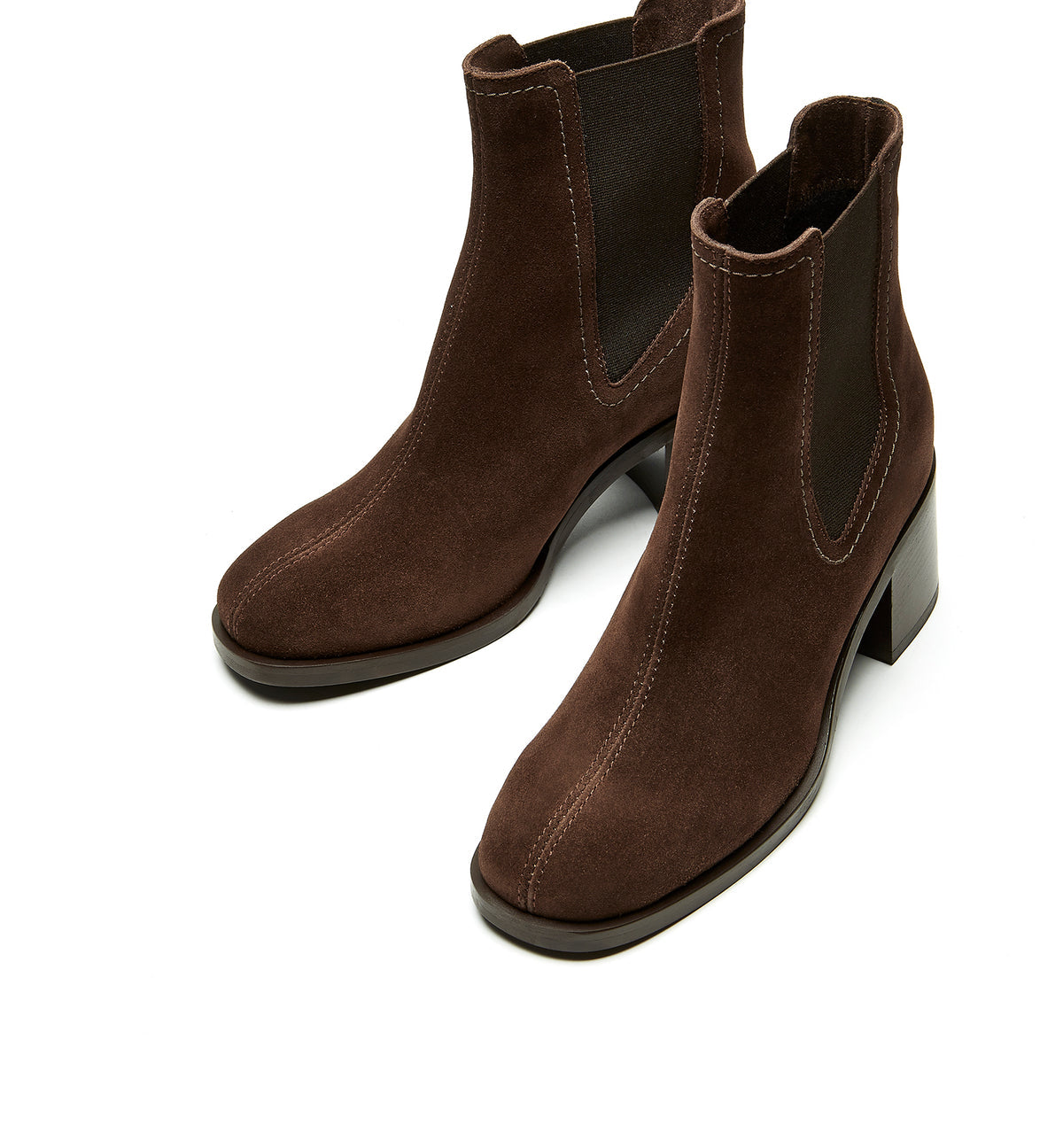 LC JOELLE BRUNETTE SUEDE BOOTIE