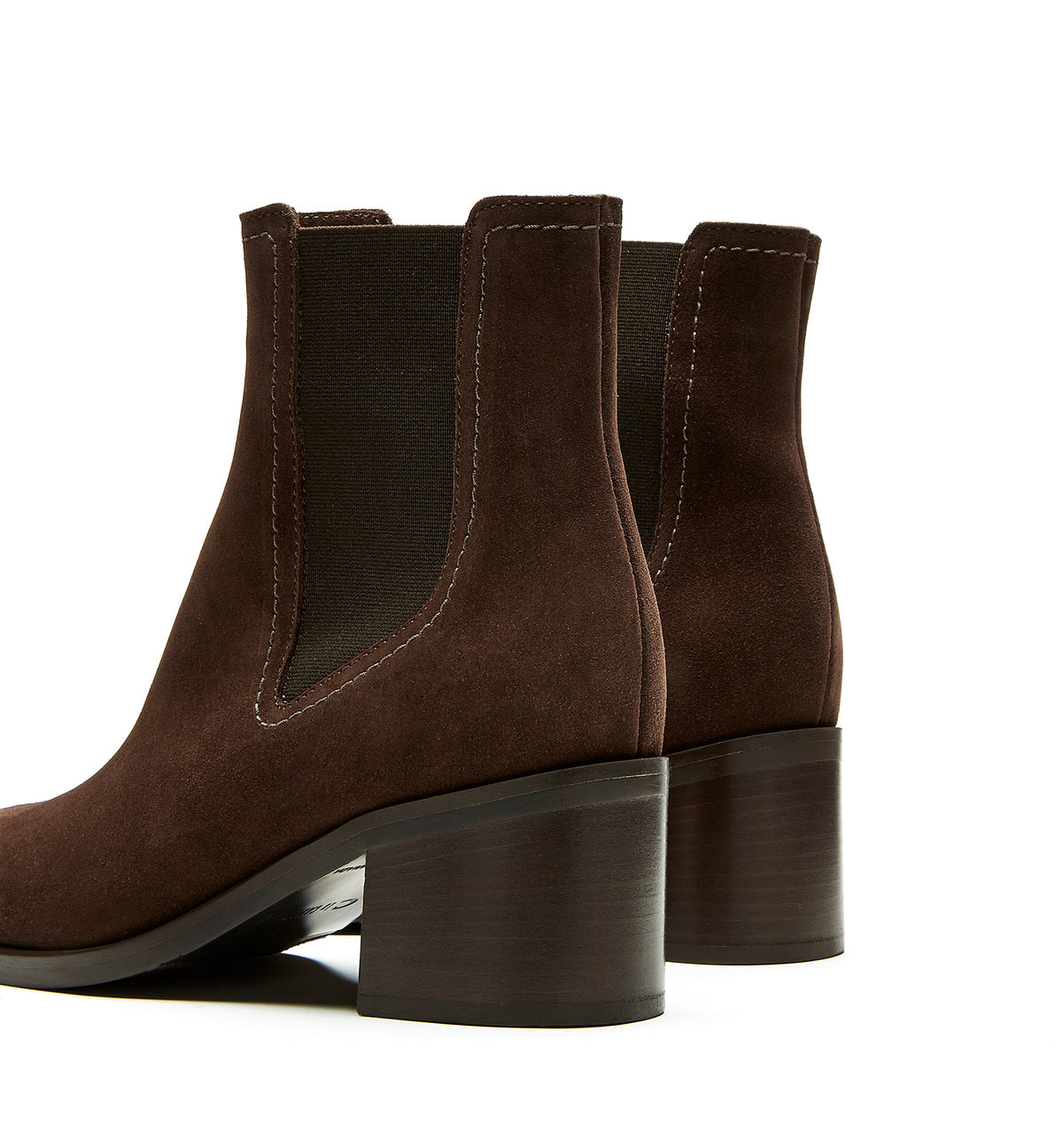 LC JOELLE BRUNETTE SUEDE BOOTIE